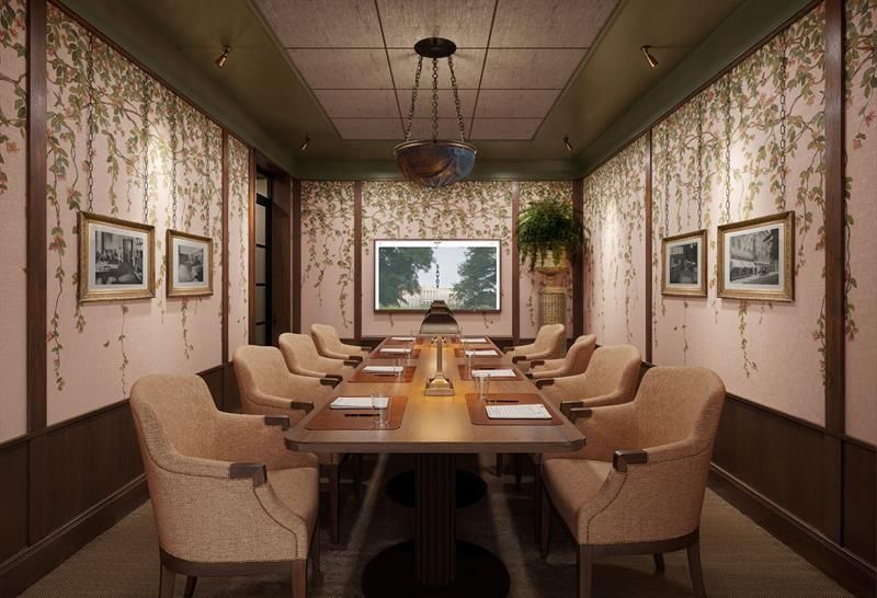 Rendering of meeting room