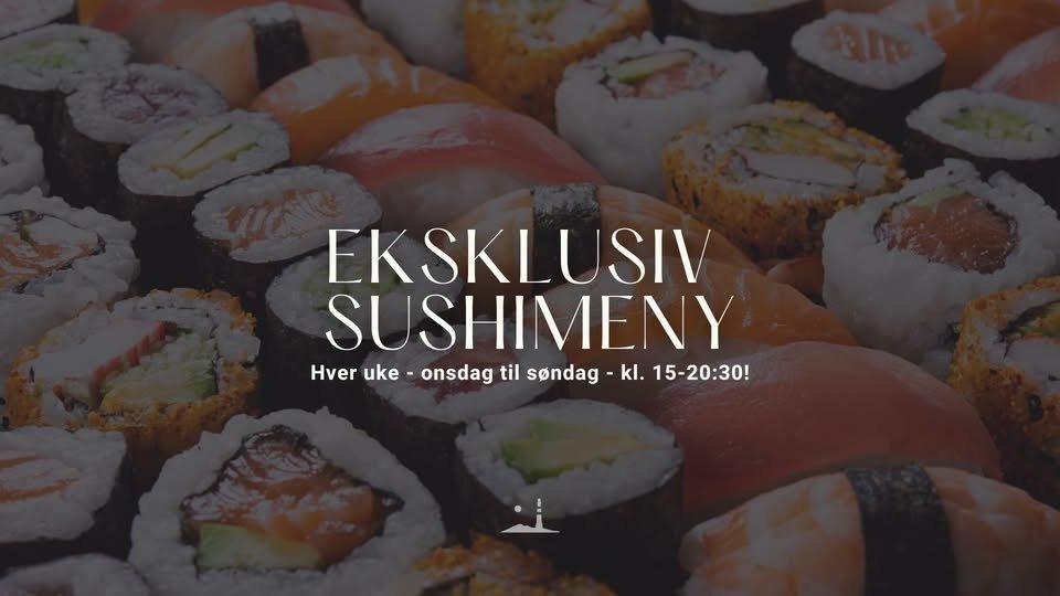 Exclusive sushi menu - Every week!