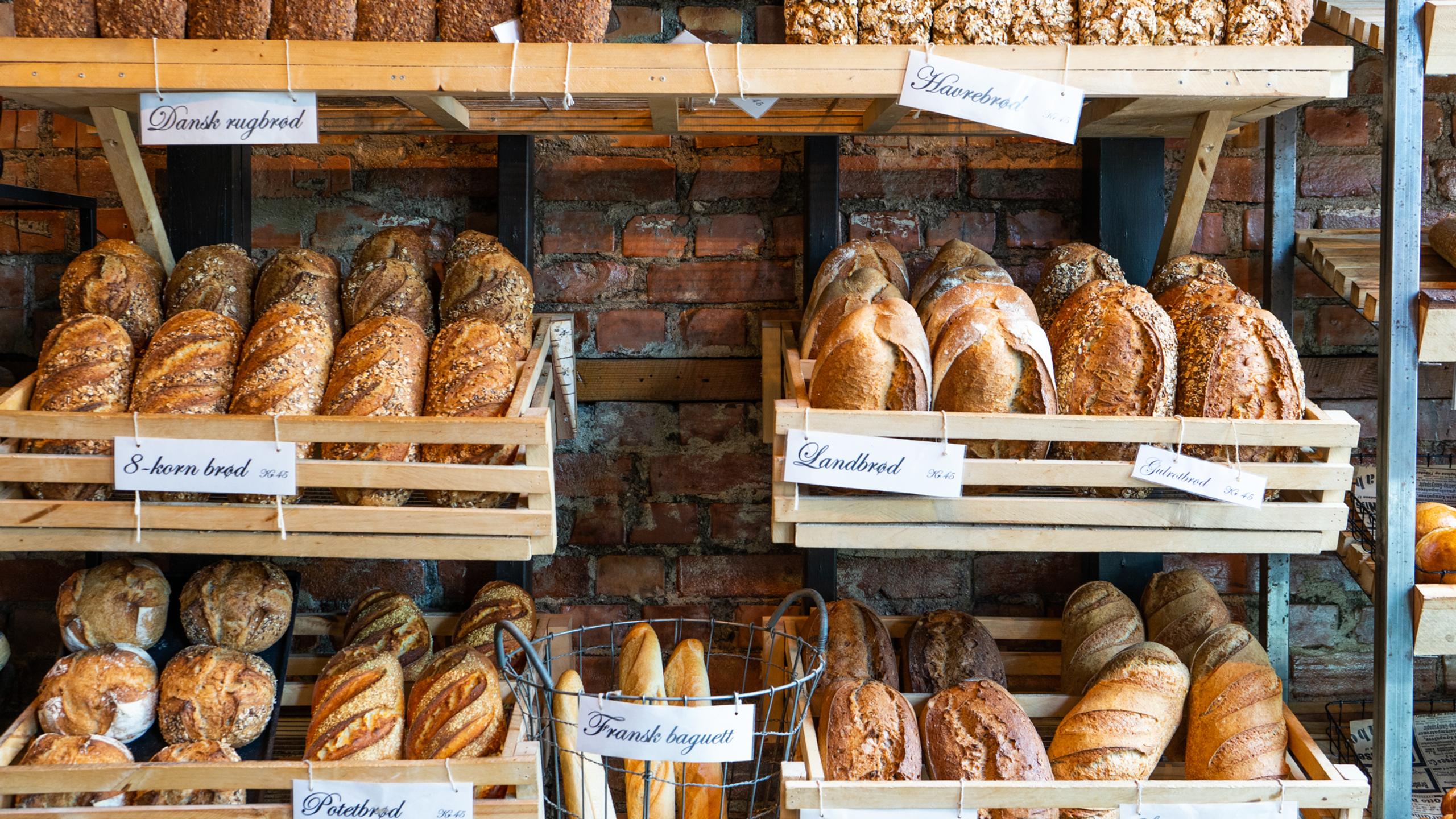 Fersk brød fra Håndverksbakeriet