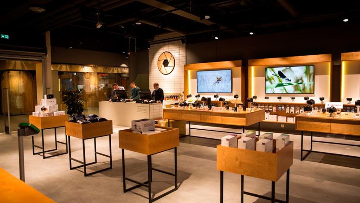 A large store with a wide range of photo related products.