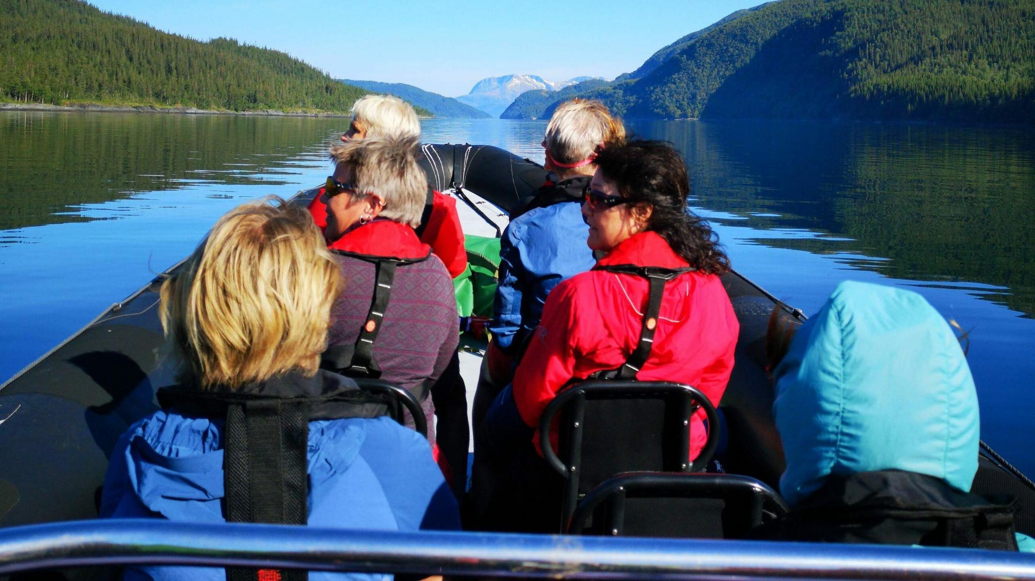 A RIB sea-rafting trip around Torghatten