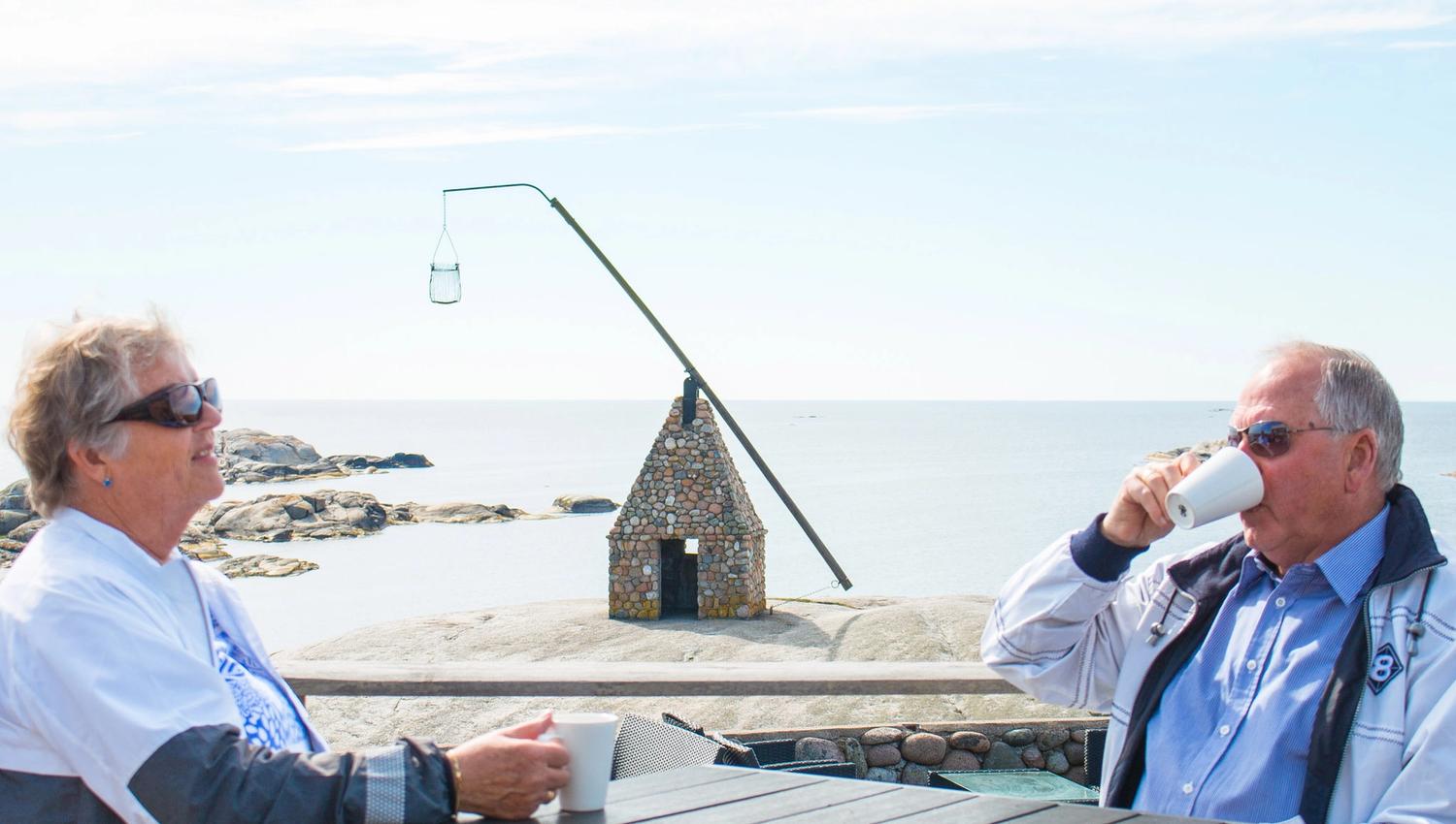 Good drink in a cup at Verdens Ende Spiseriet