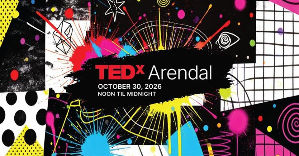 Plakat for TEDx 2026 i Arendal