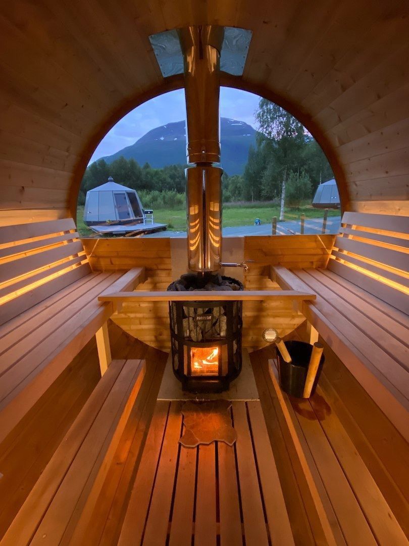 Modern sauna