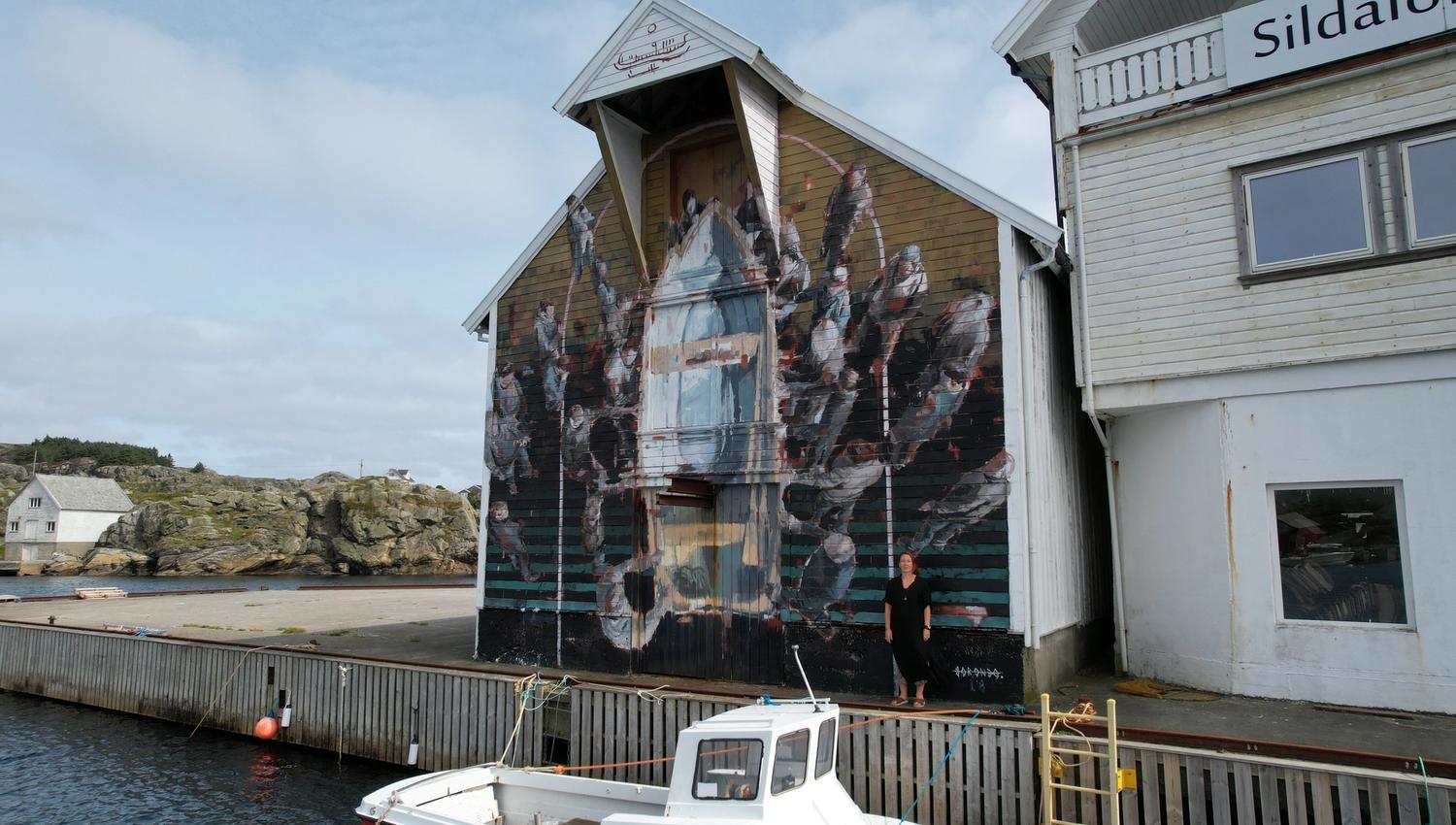 Gatekunst på Utsira
