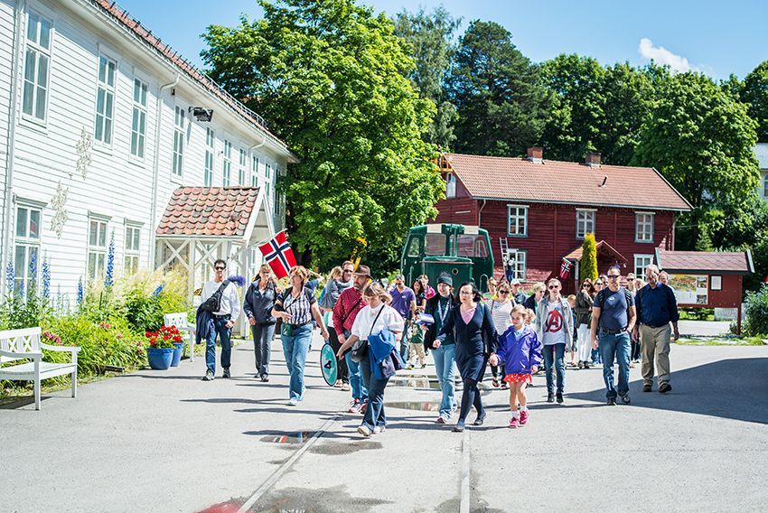 Sommer på Hadeland Glassverk