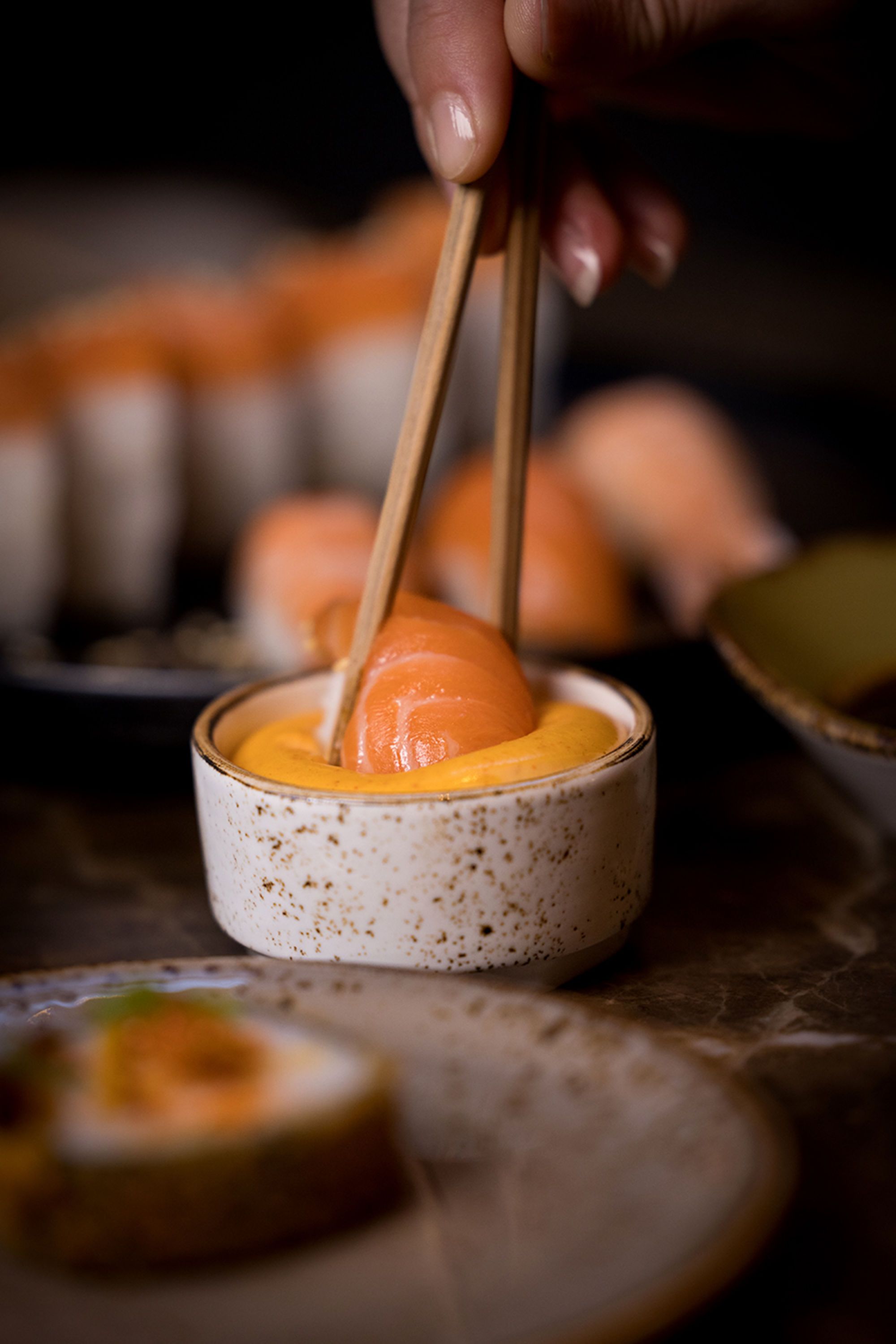 I Sushi 59° kan du nyte råvarer av høg kvalitet