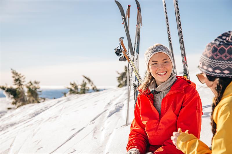 Cross-country skiing at Lifjell