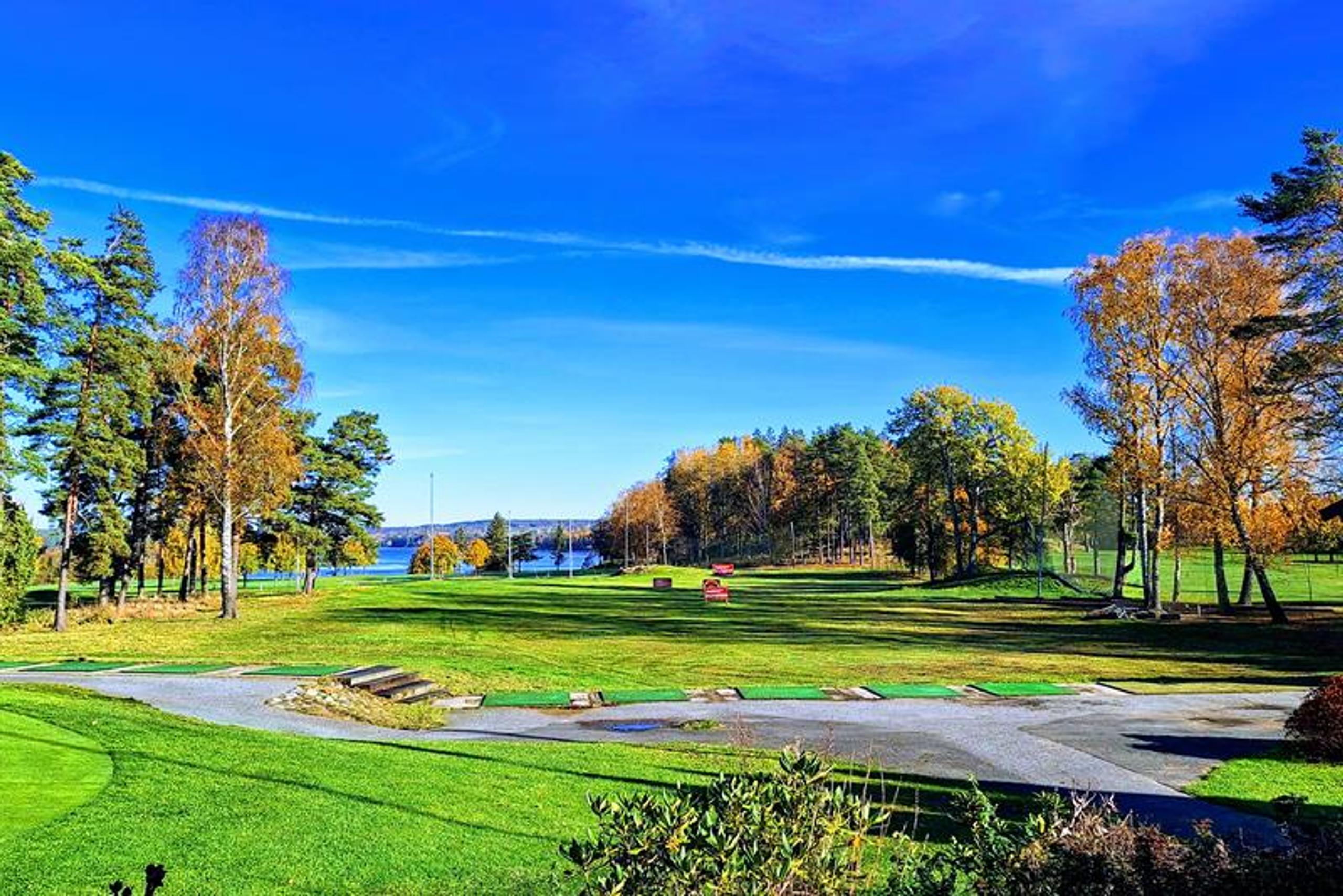 bilde over Borregaard golfklubb- banen
