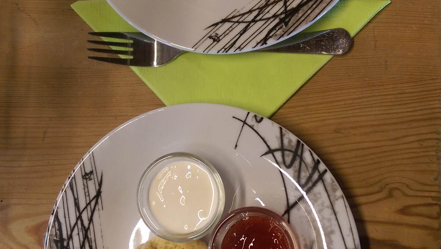 café på Stein skole - kake