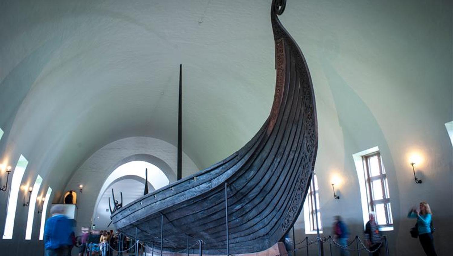 The Oseberg ship.