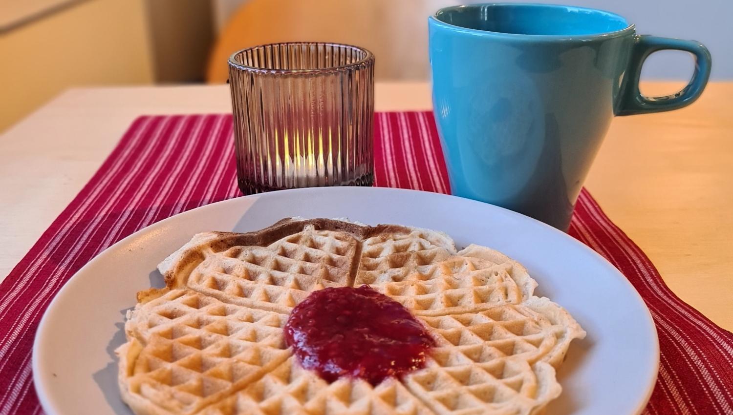 Vaffel og kaffe
