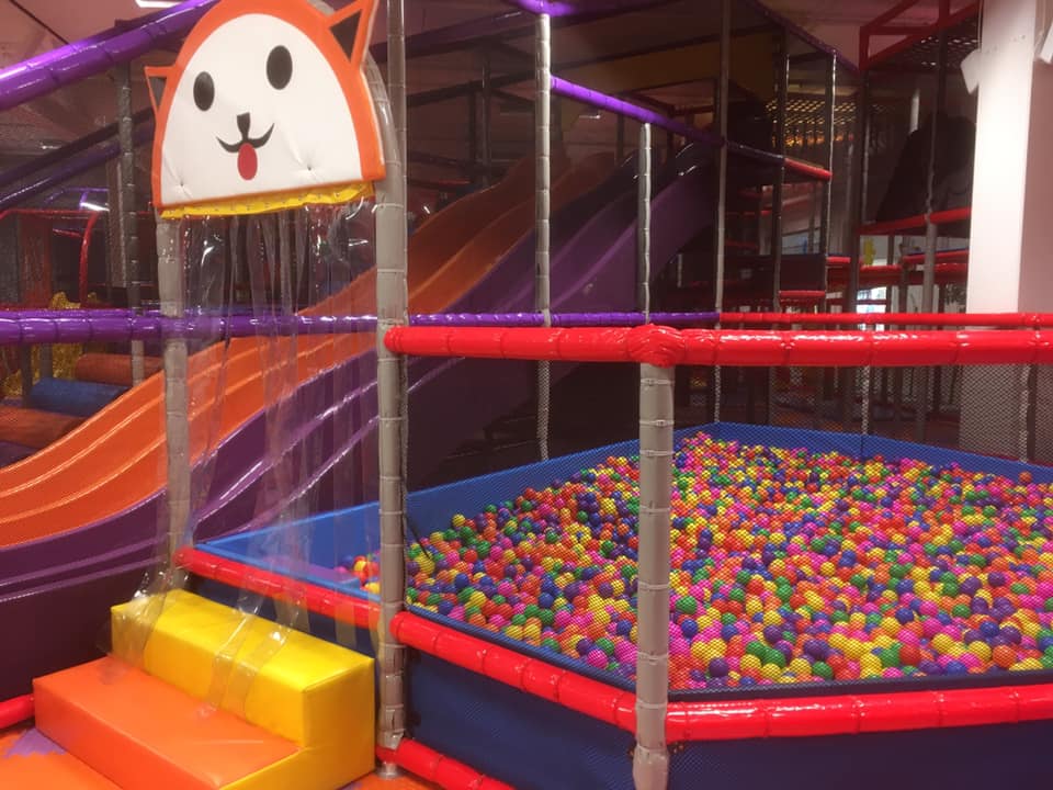 The ball pit at Veras Lekeland