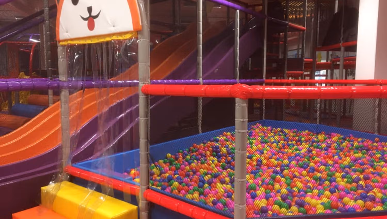 The ball pit at Veras Lekeland