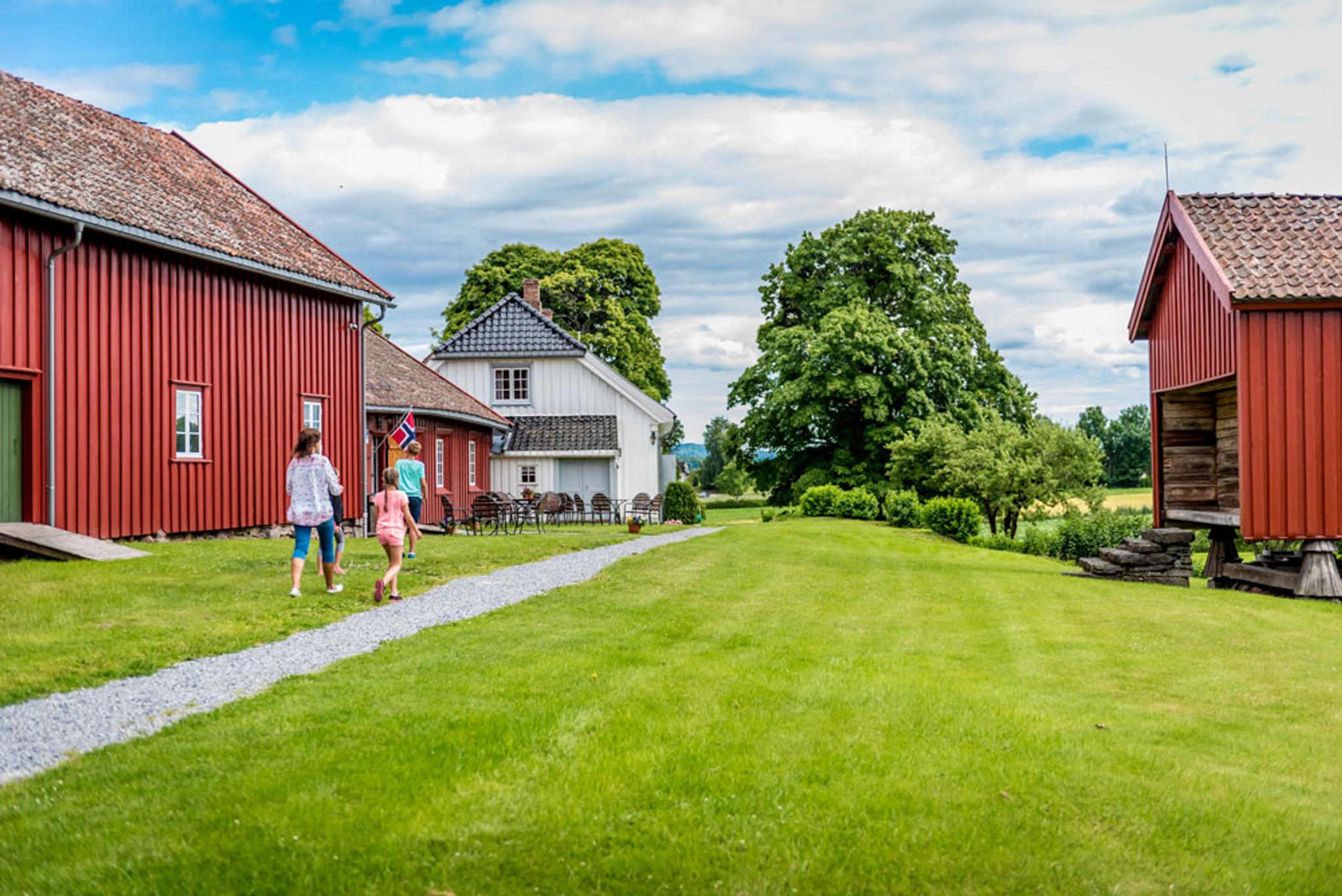family at Henrik Ibsen Museum Venstøp