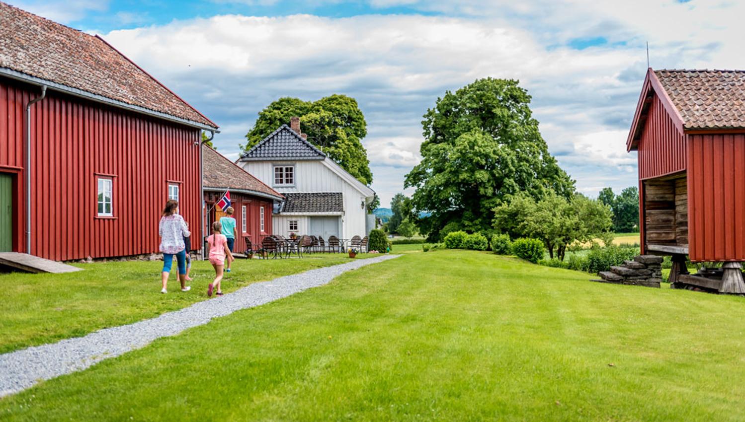 family at Henrik Ibsen Museum Venstøp