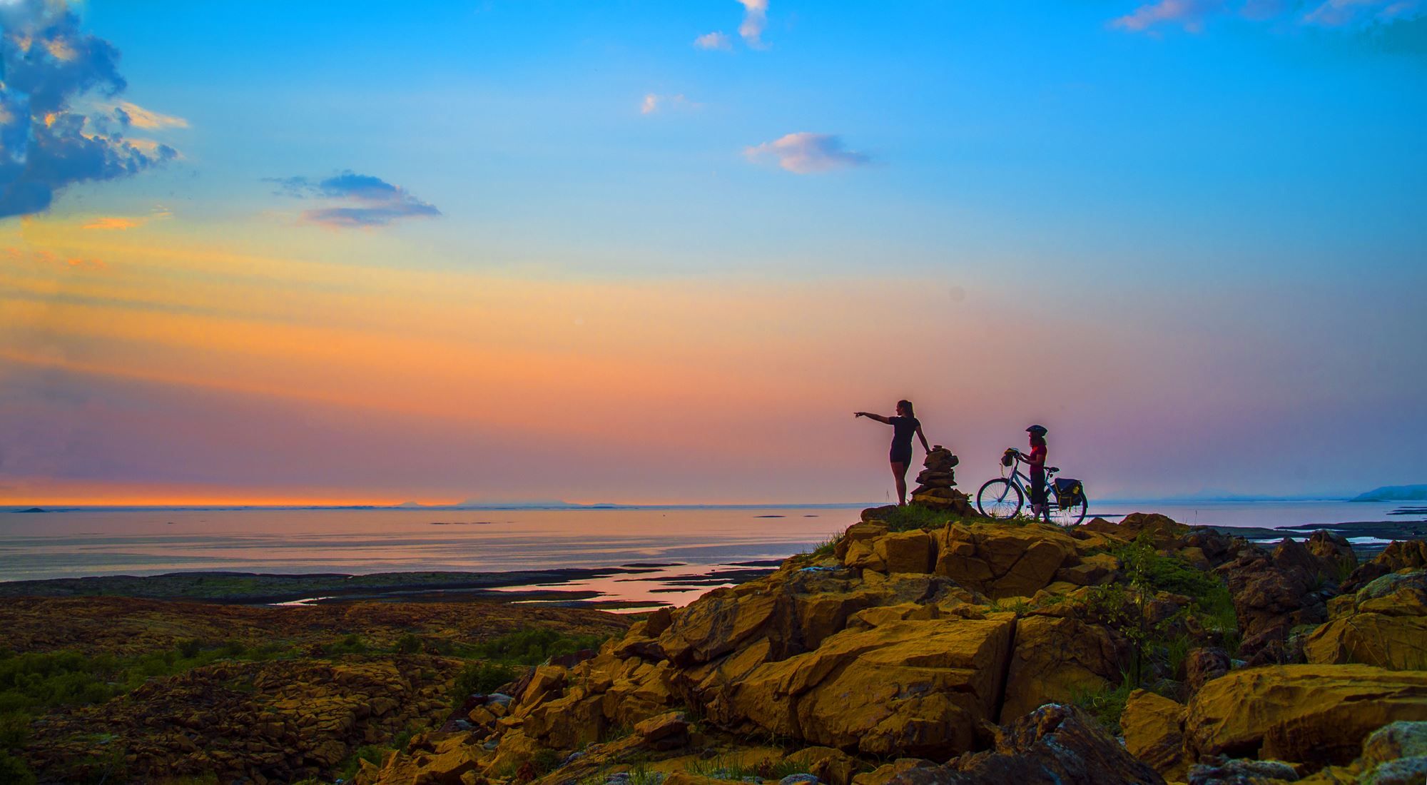Leka roundtrip by bike