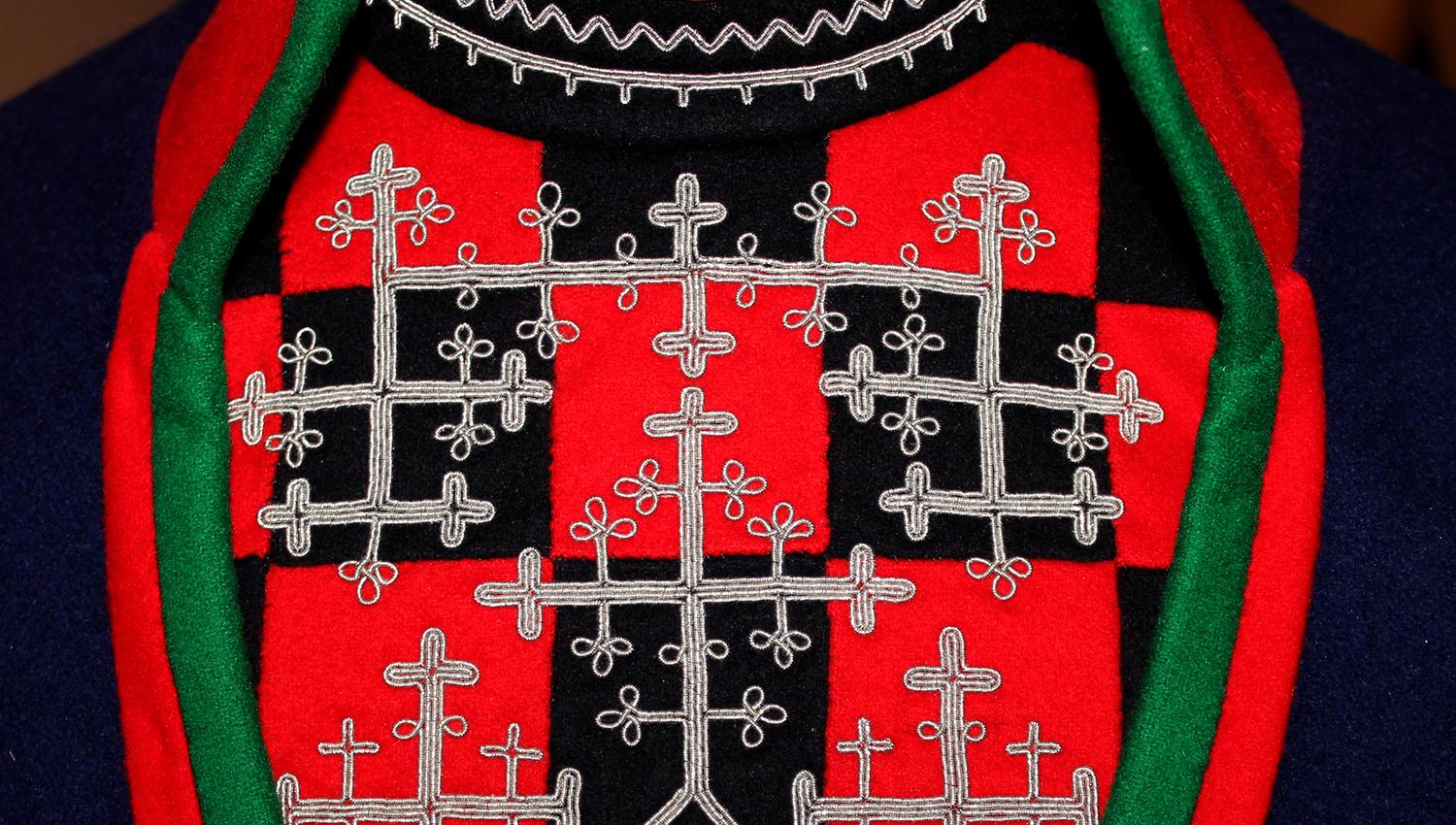 Saemien Sijte - traditional costume. South Sami museum in Snåsa