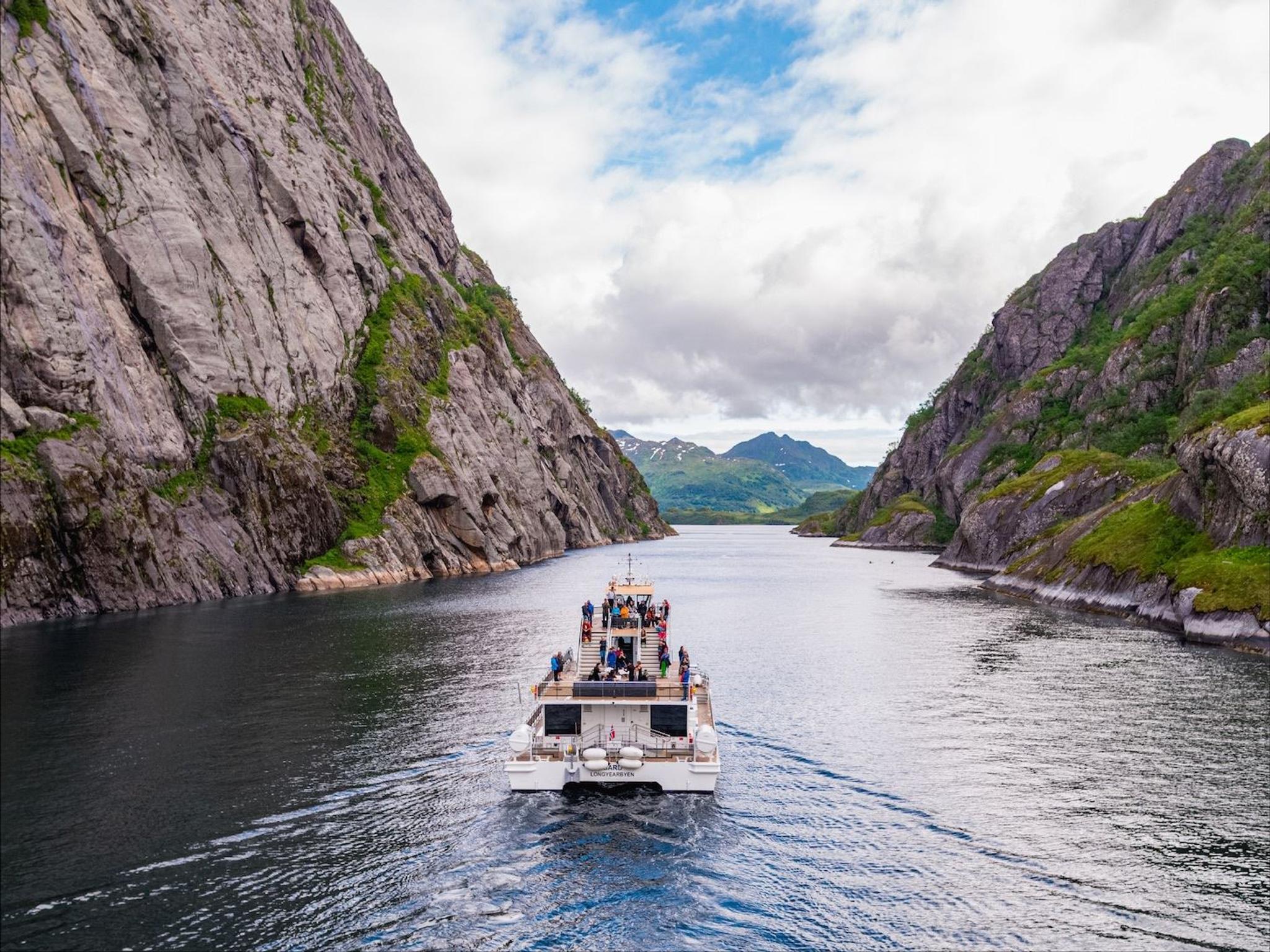 Trollfjordcruise i stillhet