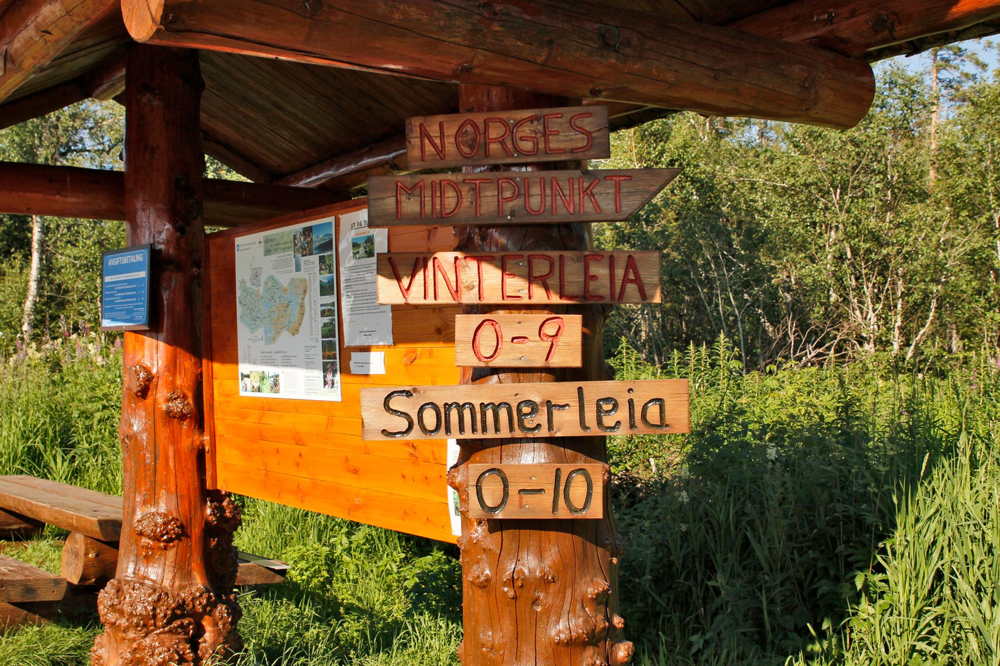 Ausgangspunkt Ogndal - Blåfjella-Skjækerfjella Nationalpark