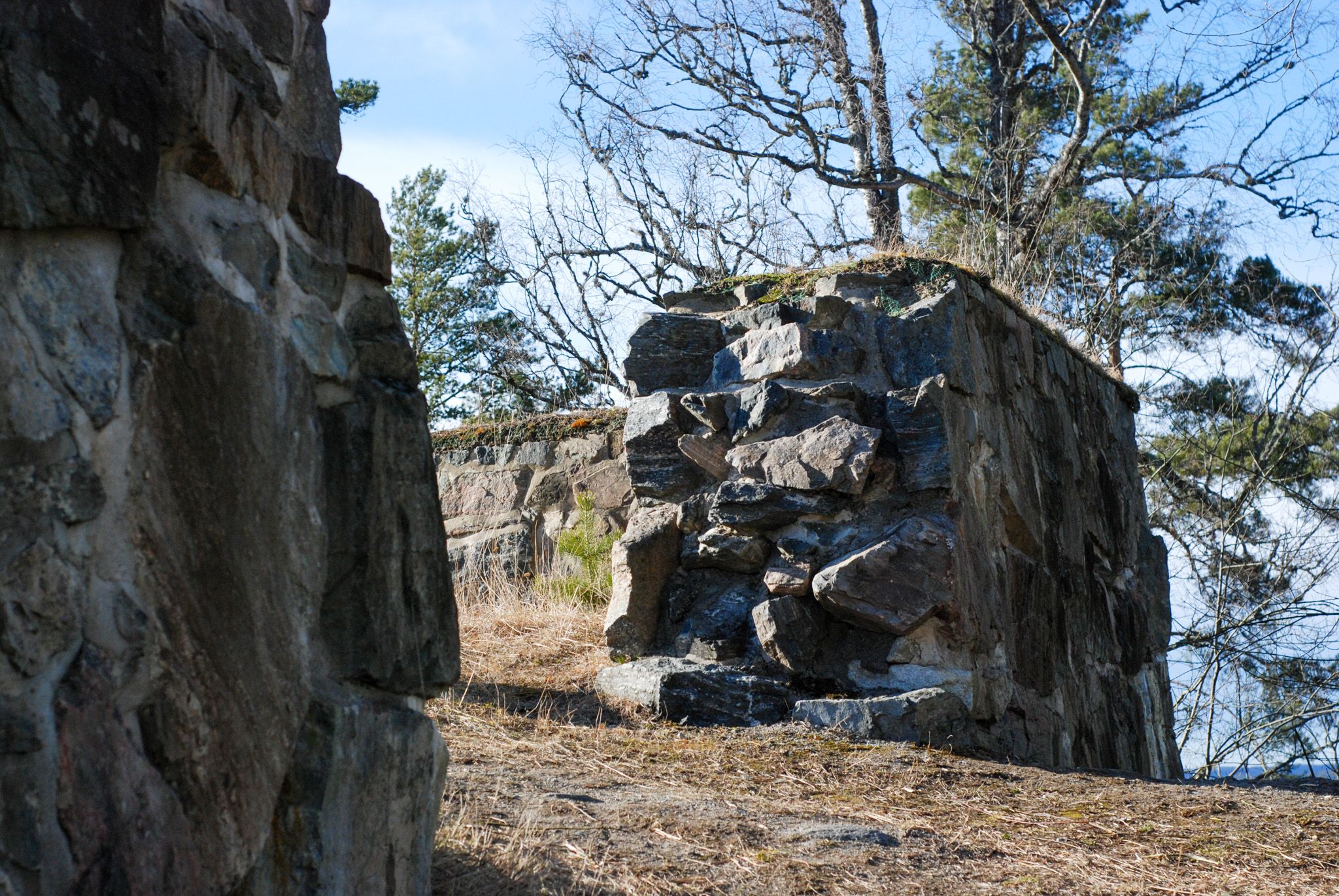 wall in the fortress