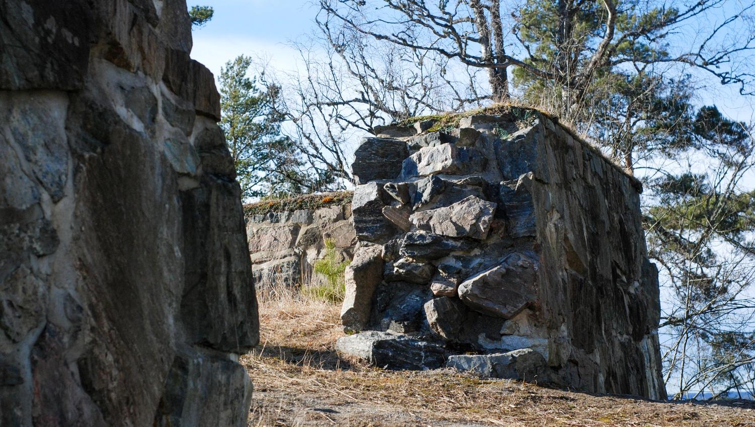 wall in the fortress