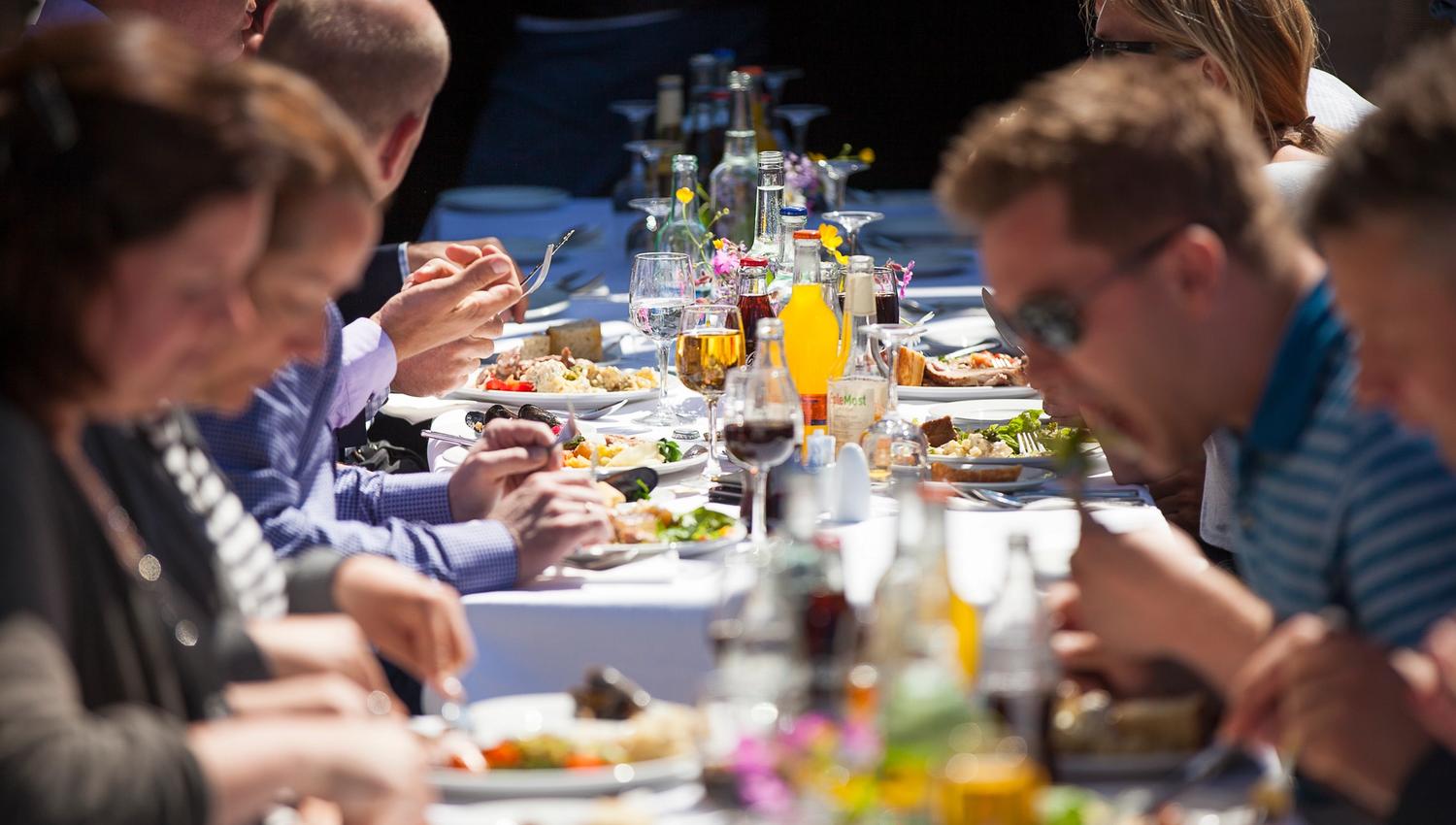 Rosfjord Strandhotell kurs og konferanse uteservering