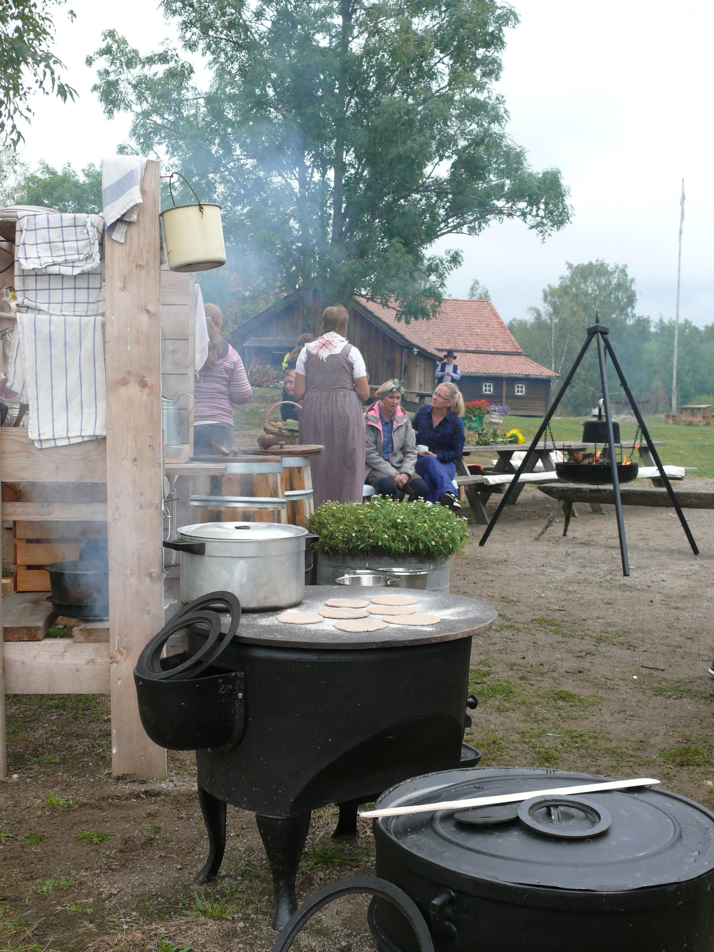 an old wooden stove