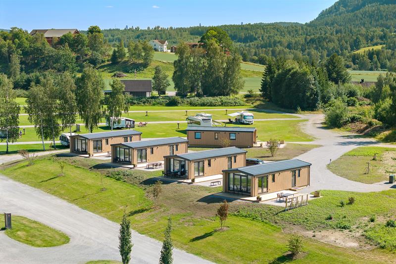 the cabins at First Camp Lunde