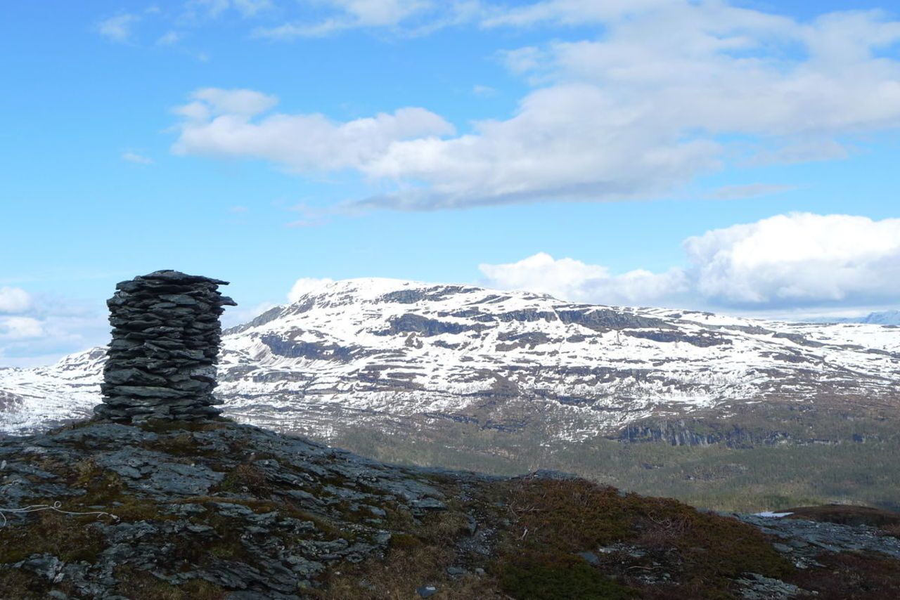 Haukåsfjellet mot Vesoldo. Foto: Karen Matthiessen