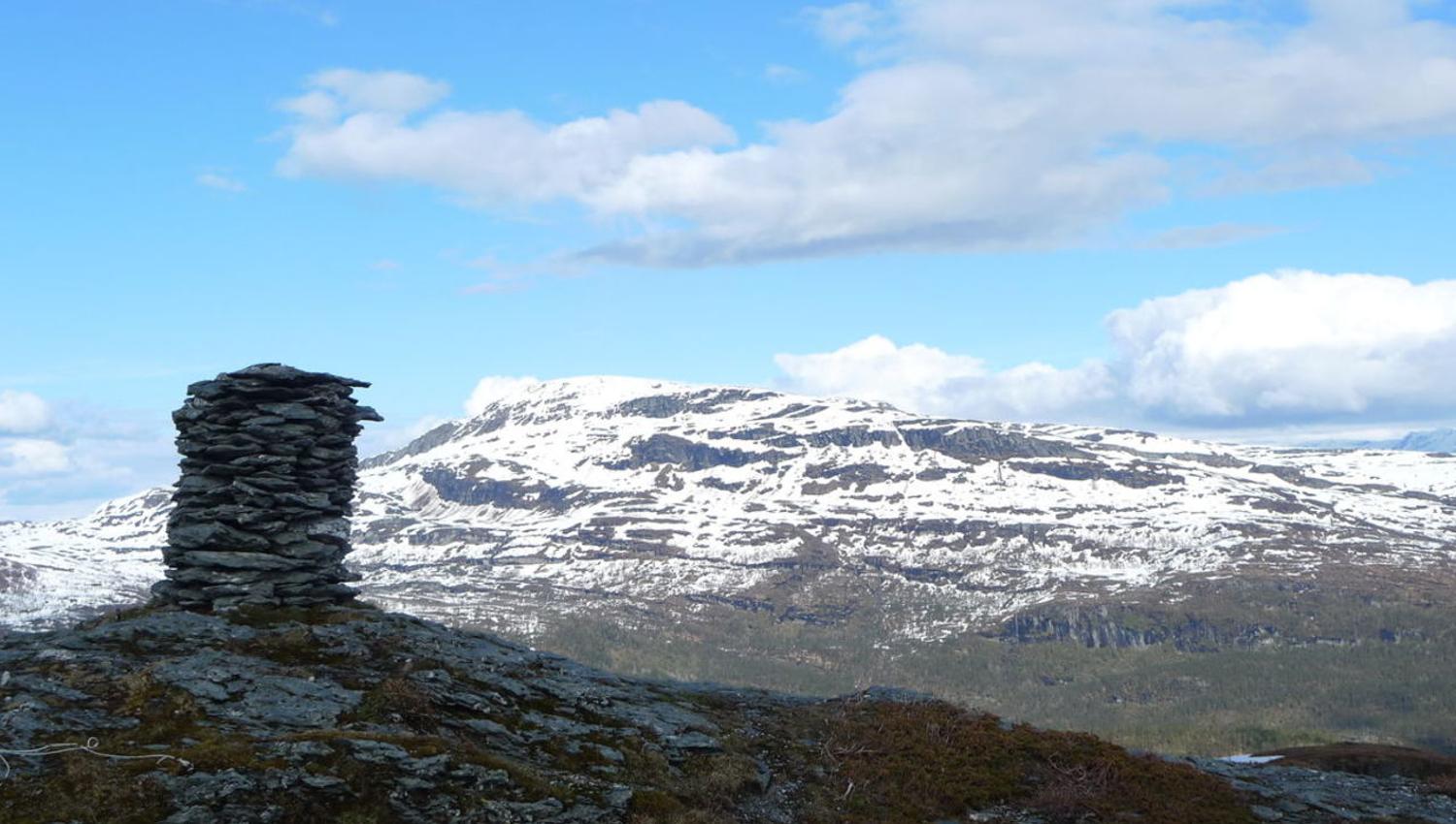 Haukåsfjellet mot Vesoldo. Foto: Karen Matthiessen