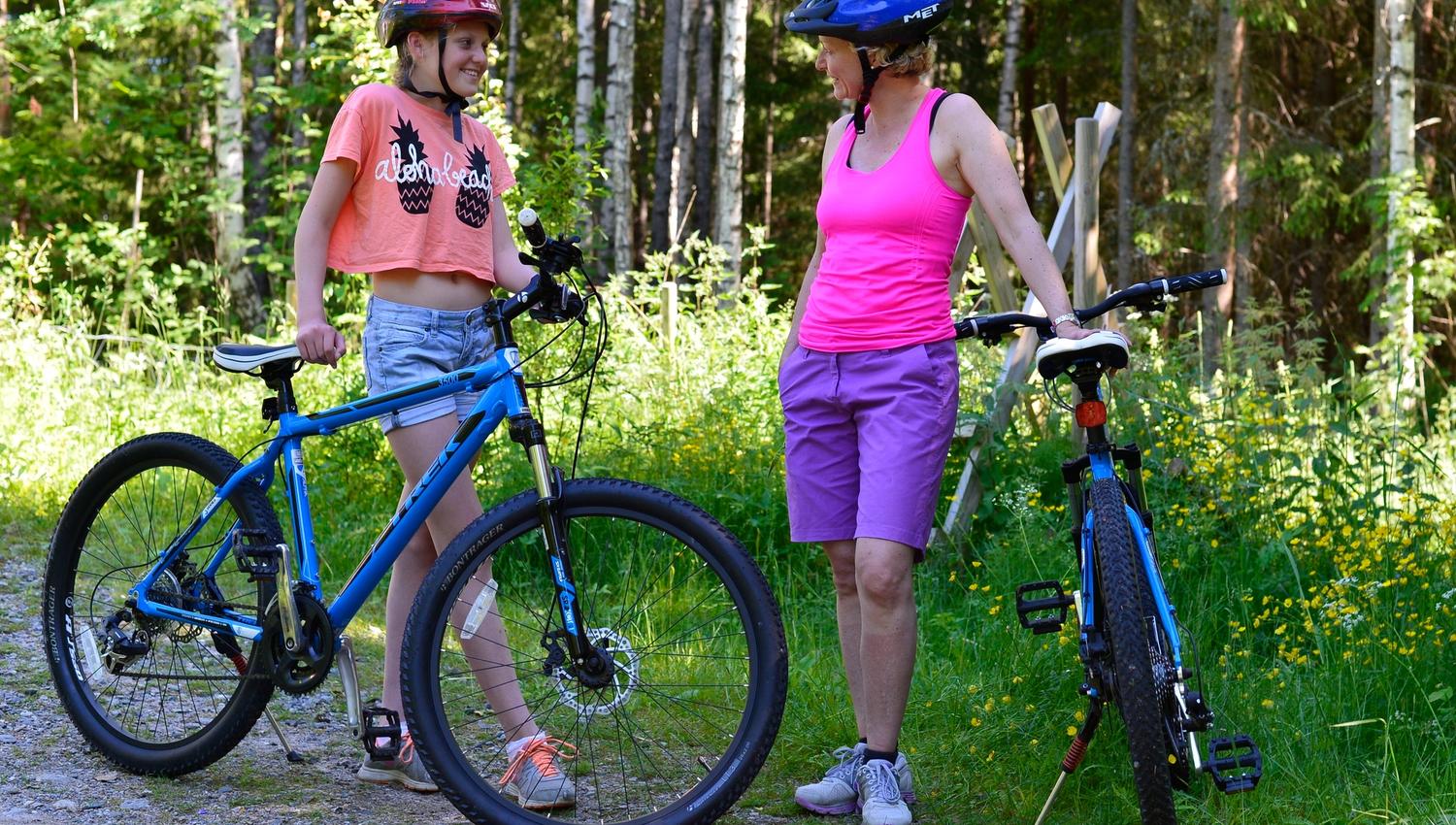 The bicycles we have for hire at the tourist information office of Visit Indre Østfold