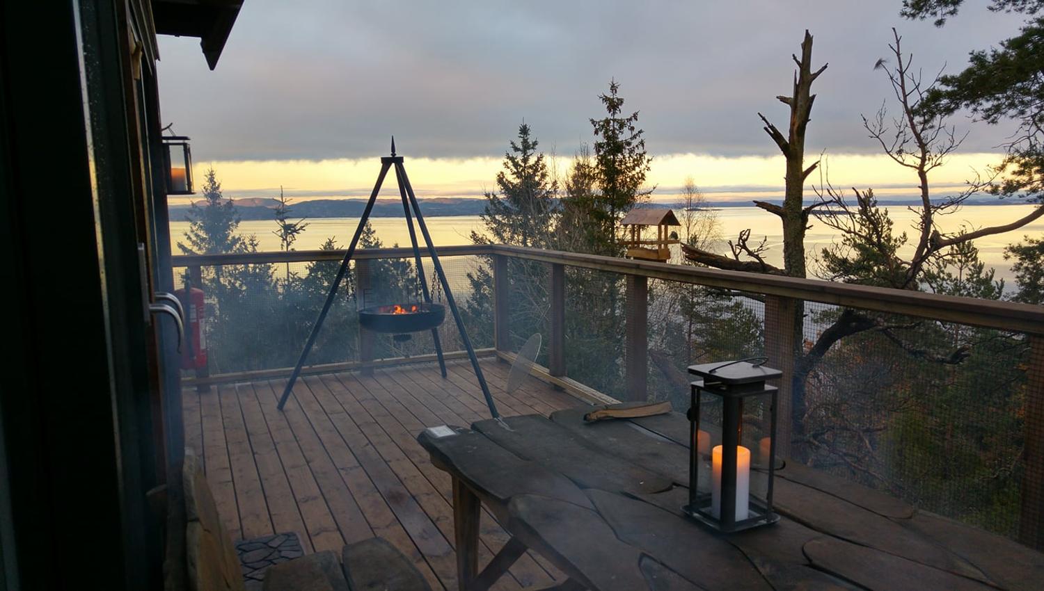 The outdoor space