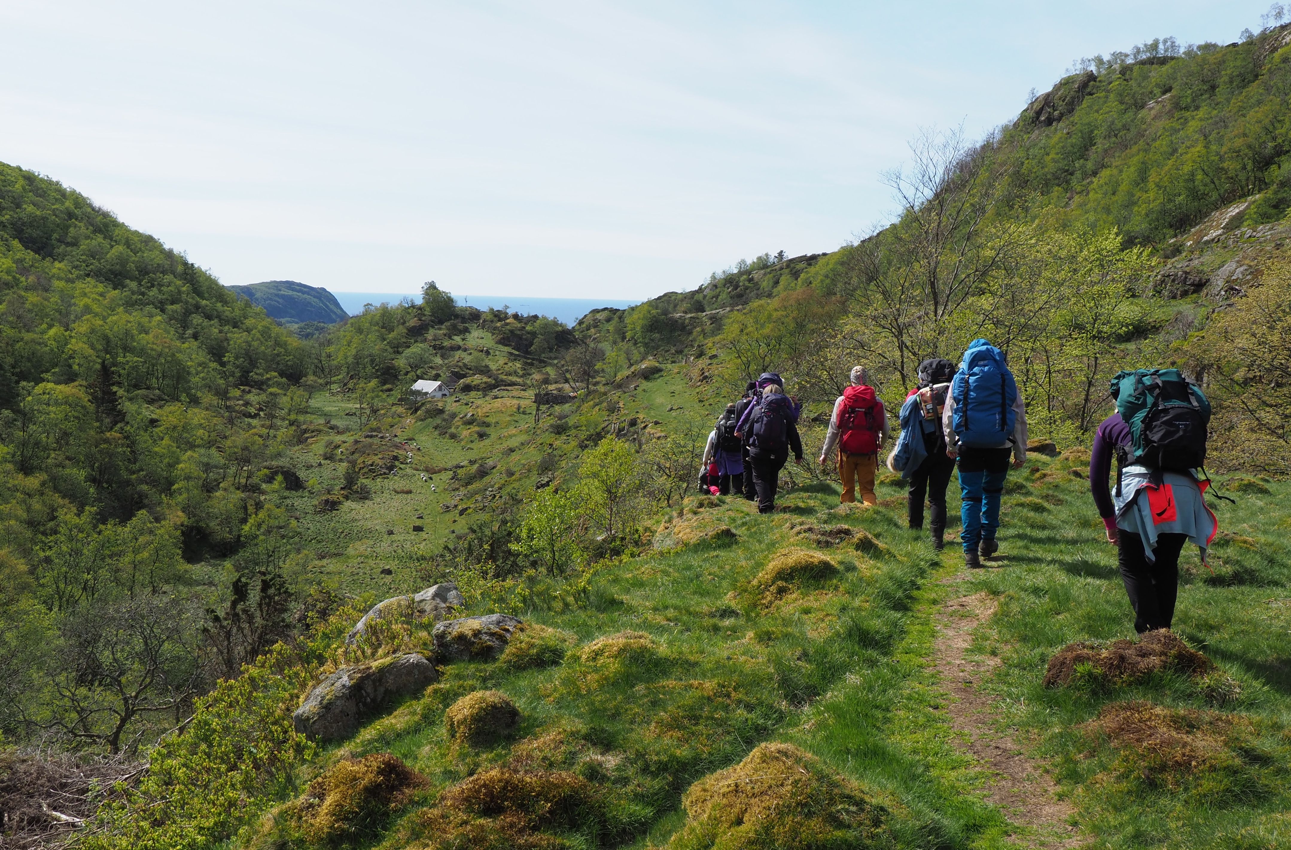 Tur ved Gården Li i Flekkefjord