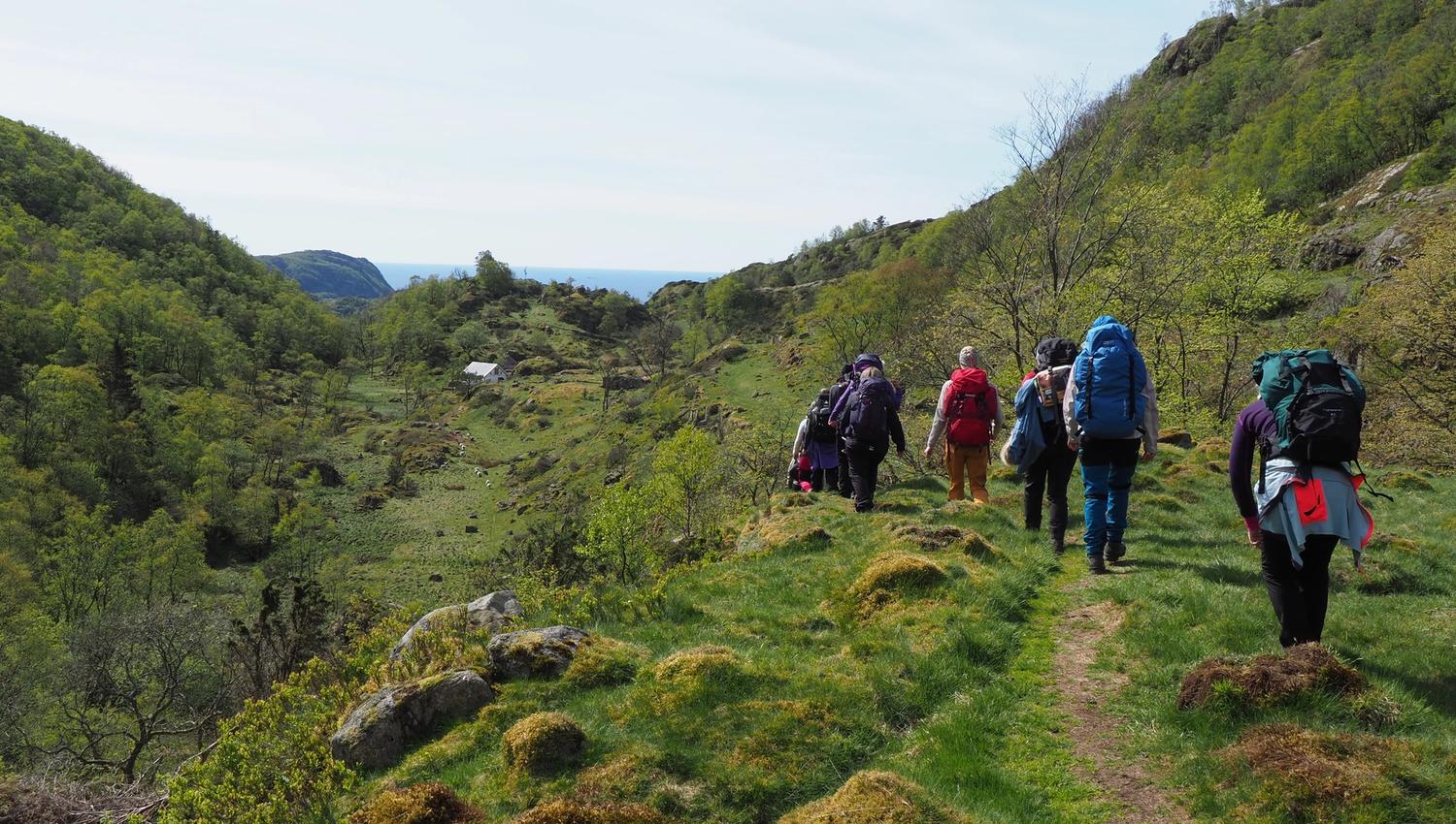 Tur ved Gården Li i Flekkefjord