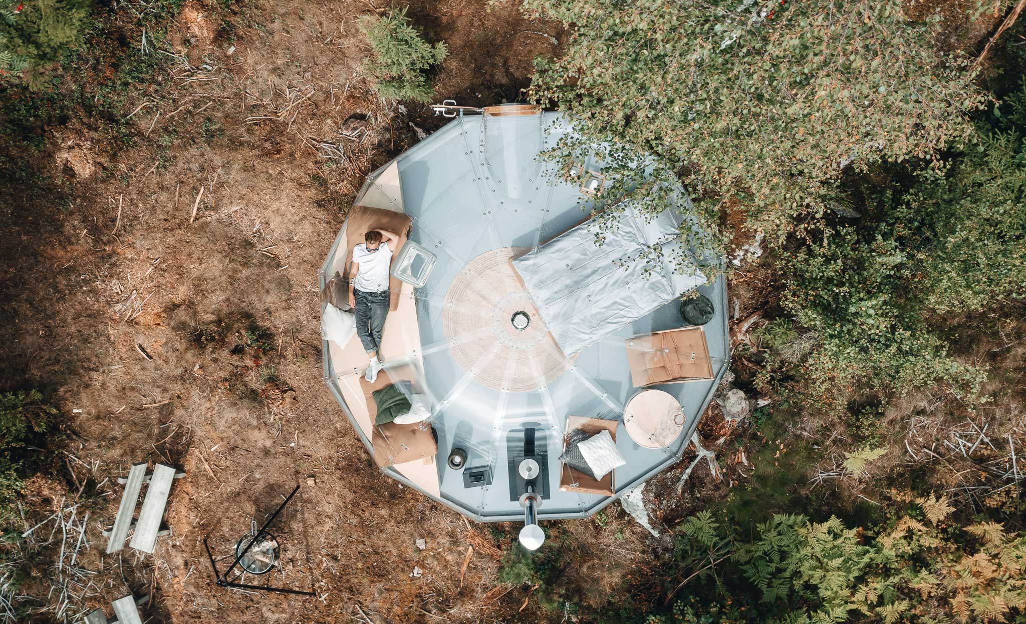 Igloo seen from above