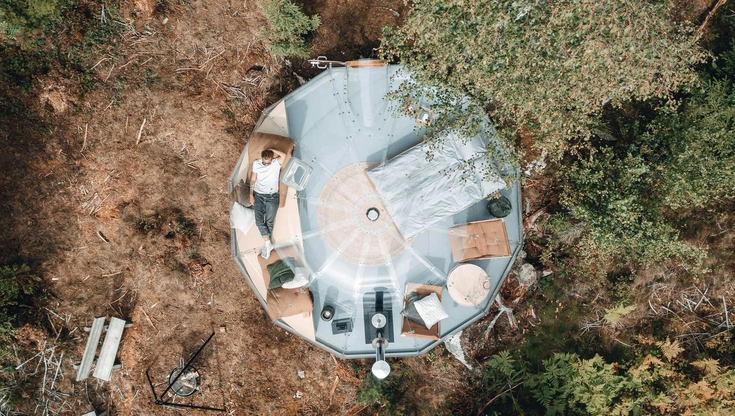 Igloo seen from above