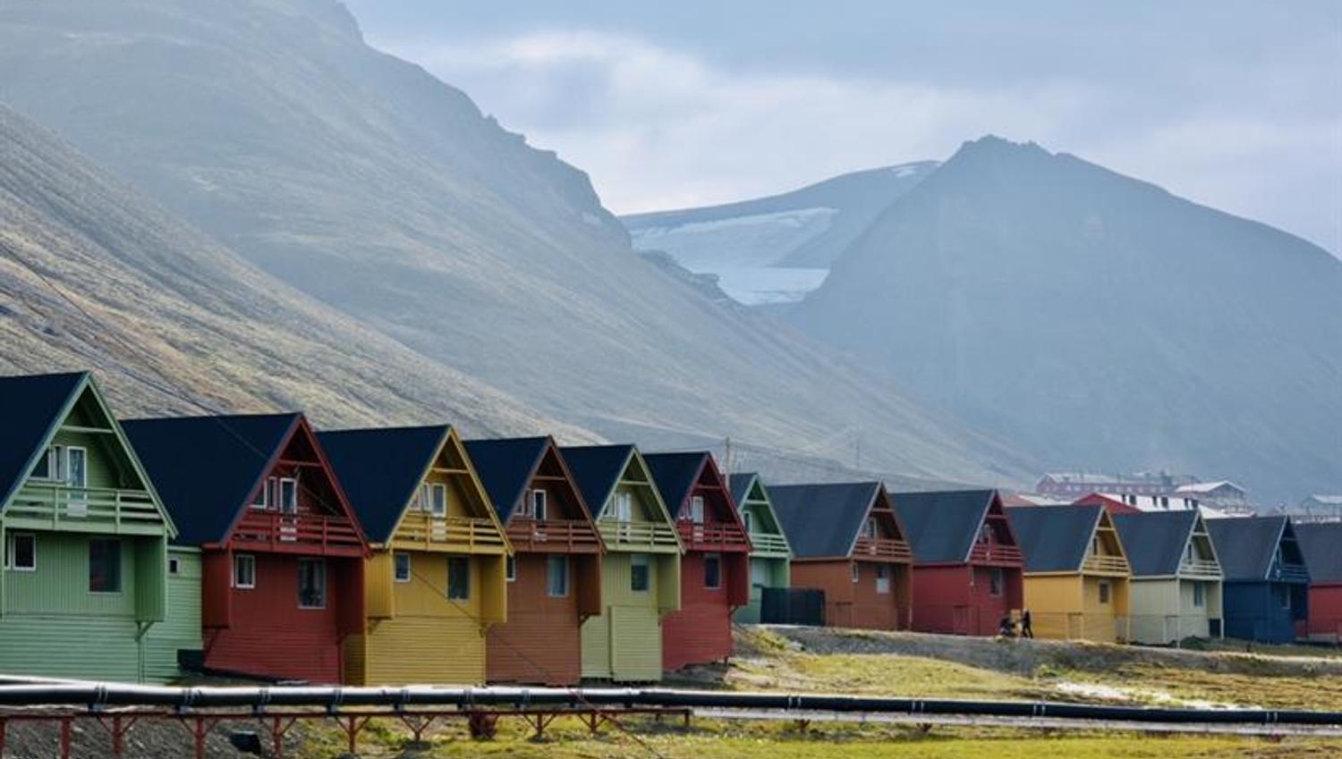 Hus i Longyearbyen