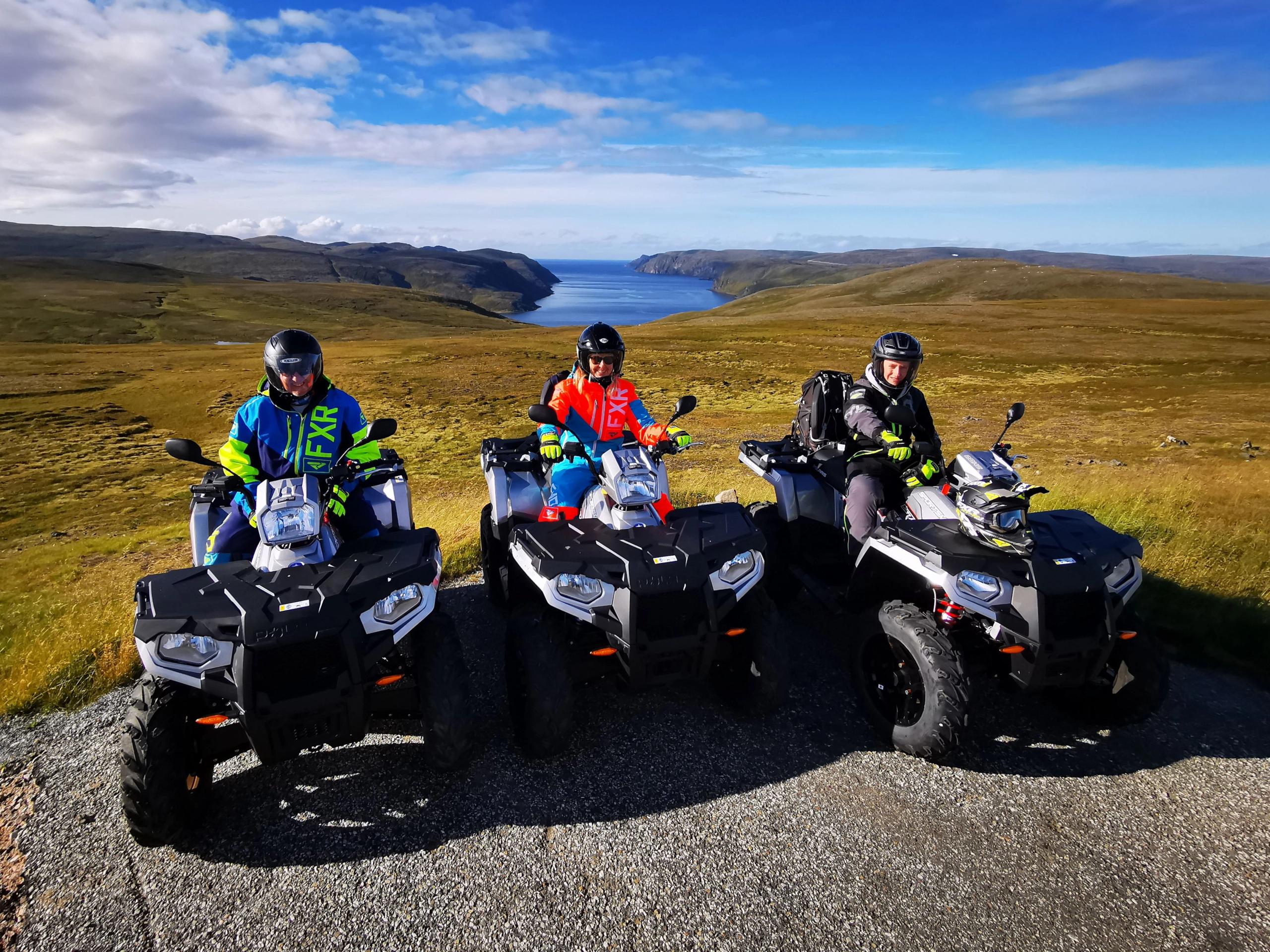 Midnattsol ATV-safari til Nordkapp