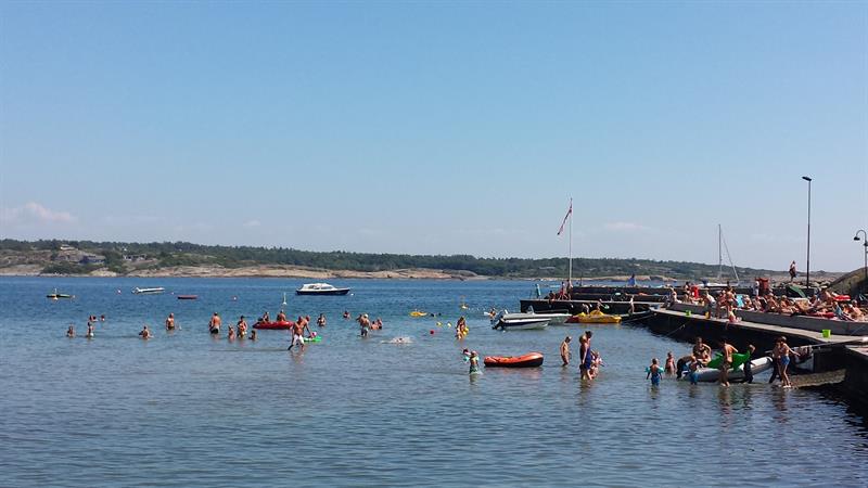 People bathing