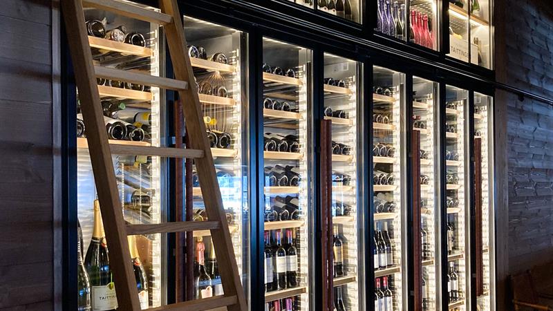 vinskap på Blikk Fjellbrasserie på Gausta Fjellresort