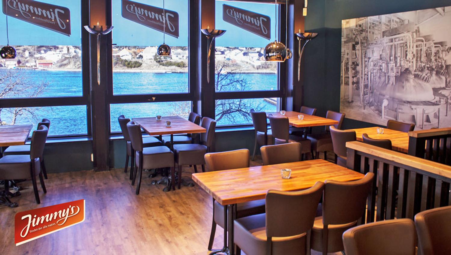 furnishing at Jimmy's restaurant and bar in Porsgrunn