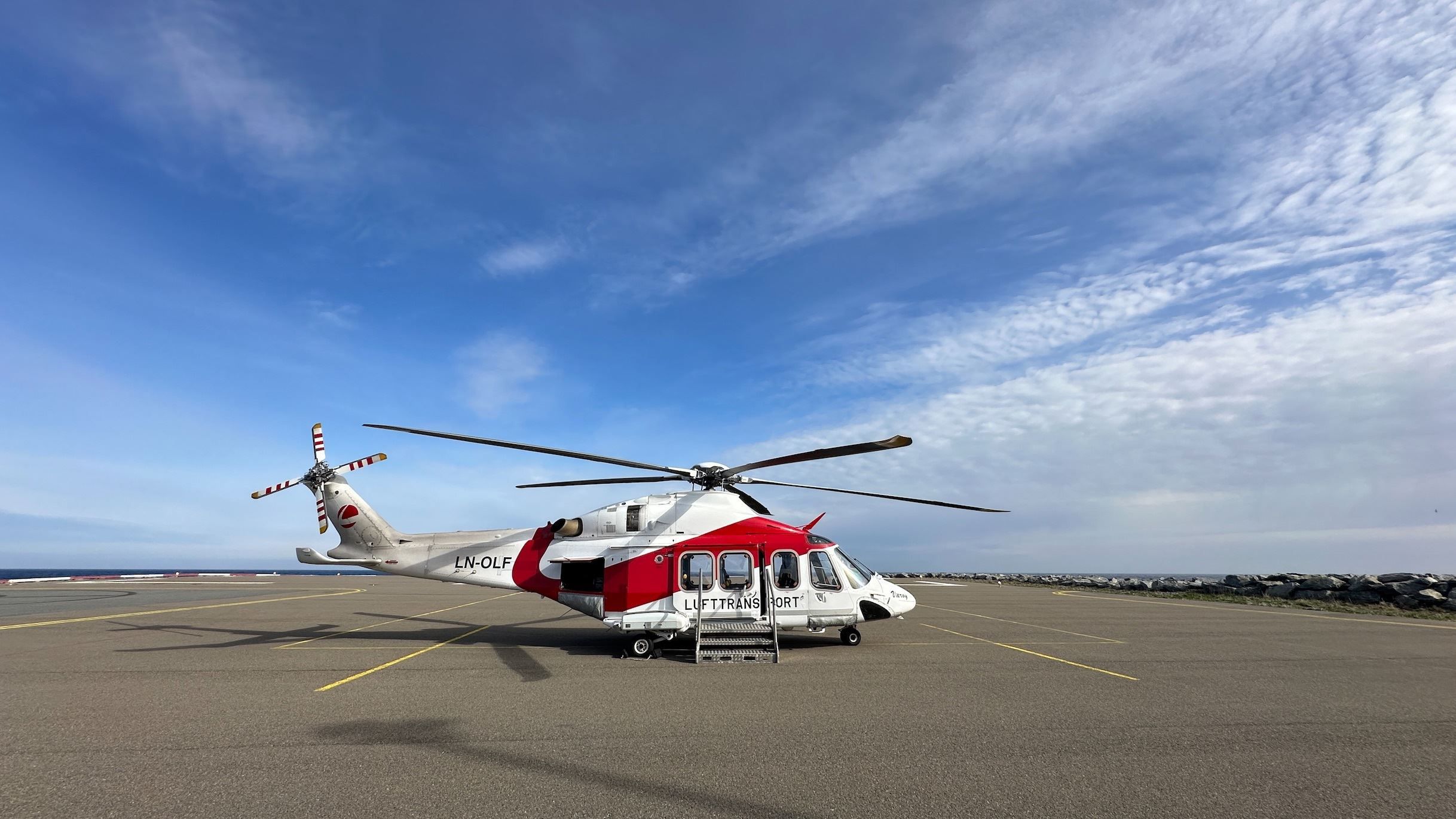 Journey to Værøy via the world’s northernmost helicopter route