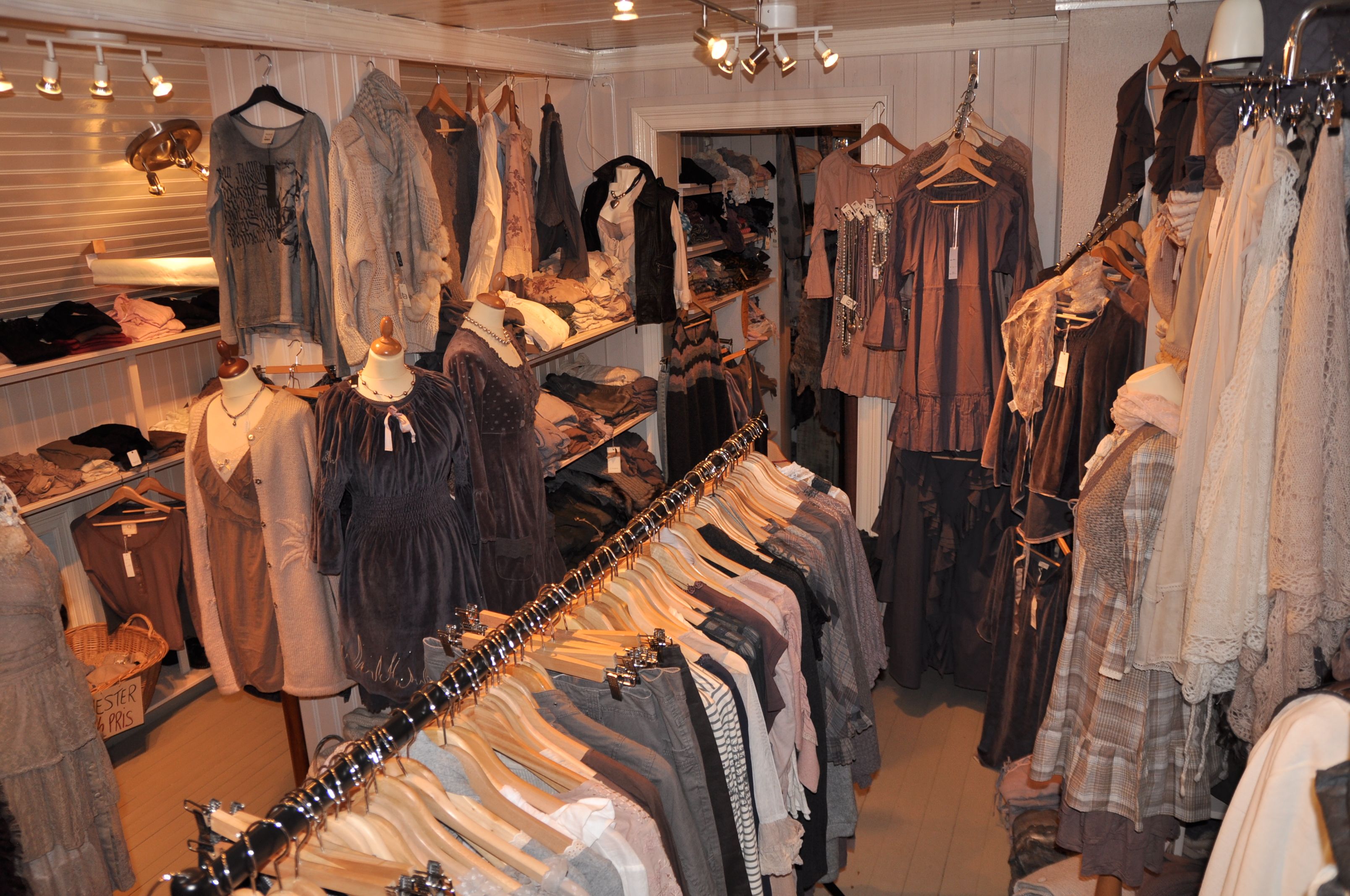 A lot of clothes for sale