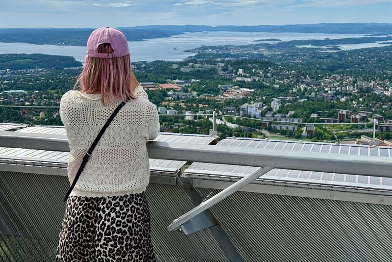 View from The Holmenkollen Ski Jump Tower