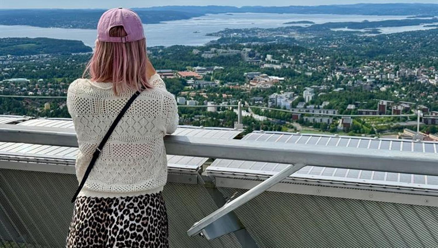 View from The Holmenkollen Ski Jump Tower