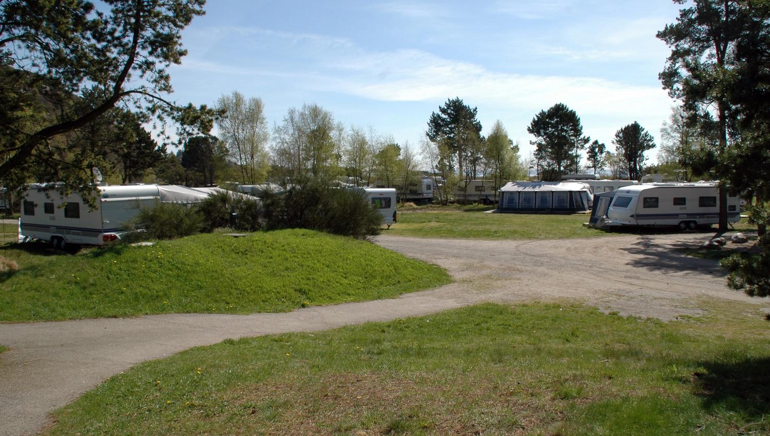 Lomsesanden camping campingvogner
