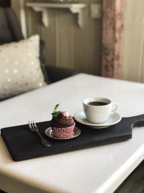 Muffins and coffee