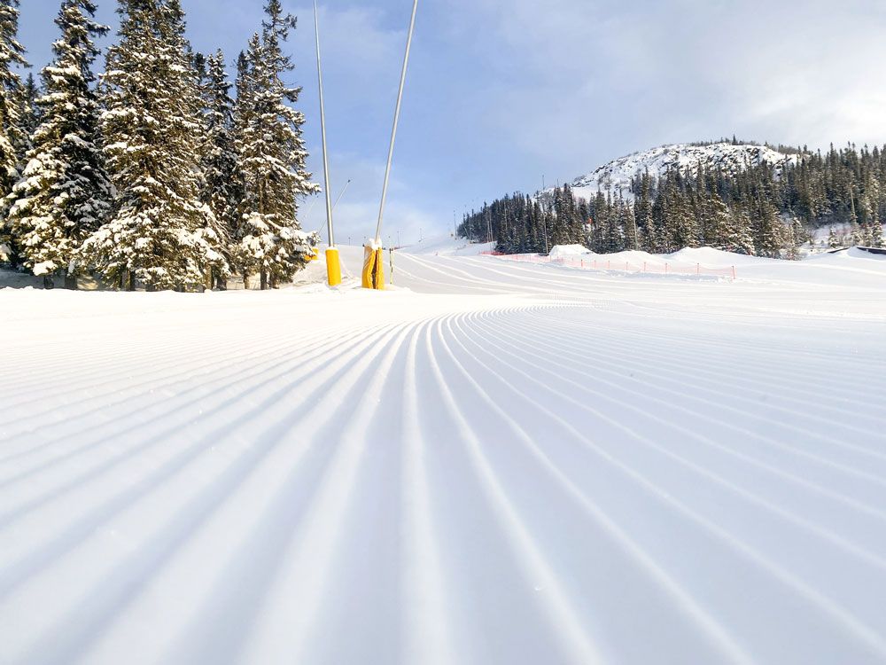 ski track at Gausta ski centre