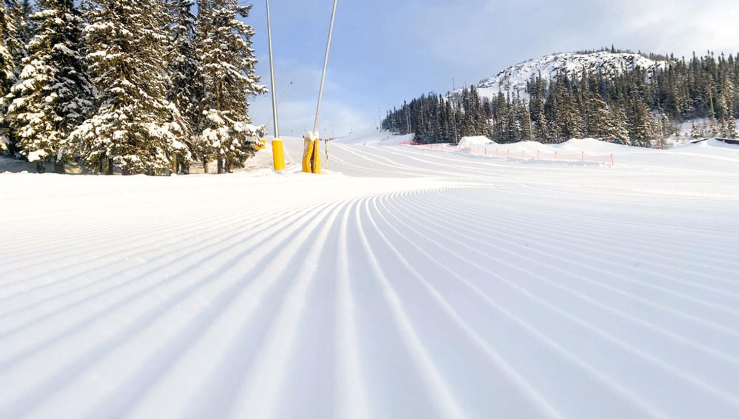 ski track at Gausta ski centre